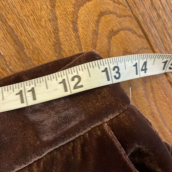 A New Day NWOT brown velvet trouser pants size 4 - Picture 9 of 14